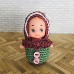 小豆色のキューピーちゃん