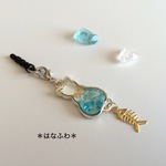 ＊子猫とクラゲのイヤホンジャック＊琉球ガラス＊③番完売ですm(_ _)m