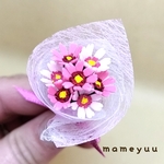 ミニチュア  コスモスの花束 ①
