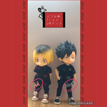 ねんどろいどどーる　服　ドクロ柄Tシャツ2枚セット　（赤色/黒色）no.77