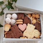 ☆こりすのバレンタインクッキー缶（大）☆