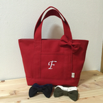 帆布 M     イニシャル入バッグ❁︎