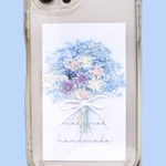 【再販×49】スマホに挟むドライフラワー 花束 インナーシート iPhoneケース ナチュラル ギフト 人気