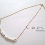 *Pearl×Metal　Beads　Necklace*