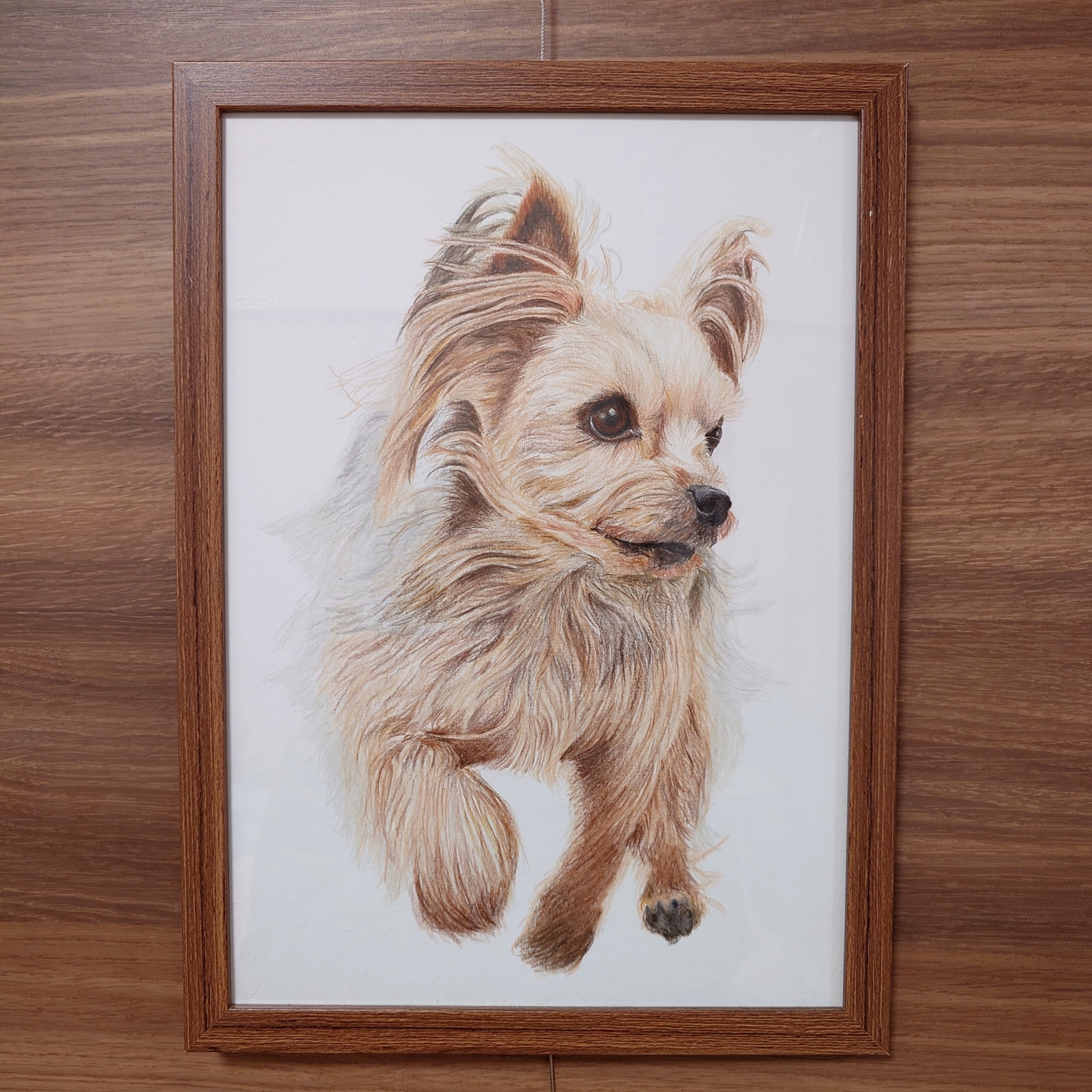 ペットの肖像画 A4サイズ ペットの似顔絵 オーダーメイド 犬 猫