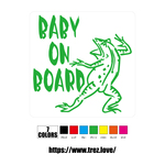 全8色 BABY ON BOARD 鳥獣戯画 かえる マグネット