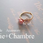 *Flower×Pearl　Pinke　Ring*