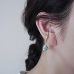 Bohemian blue ⁂ イヤーカフ【片耳用】ターコイズ　アンティーク　片耳　淡水パール