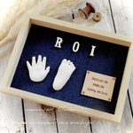 ＊生後7ヶ月〜2歳のお子様対象＊立体手形足形アート『 Clover~クローバー~』     １歳　誕生日　バースデー　happy birthday  誕生日　バースデーフォト