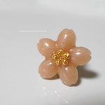 【ピンブローチ】 春のお出掛けも 子どもも大人も欲張り♡桜のピンブローチ（タックピン）