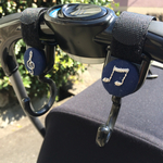 音楽のベビーカーフック