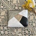 ポケットティッシュポーチ【シャンパンゴールド×ブラック】♡パッチワーク