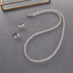 淡水パール　バロックパール ロング　ネックレス　入学　卒業　金属アレルギー対応