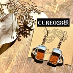 LOVE BEER  ジョッキＶｅｒ．ピアス·イヤリング