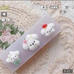 シリコンモールド シリコン レジン レジンキャスト 犬 ネイル ネイルアート モールド