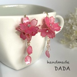 桜満開ピアス