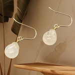 【sale】【再販4】🌸14kgf🌸モルガナイト(ピンクアクアマリン)のシンプルなピアス 