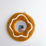 タフティングミラー【マル カラシアイボリー】sale￥4500→￥2800