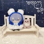 ふわふわドレス ブルー♡ にじぱぺっと ぬい服