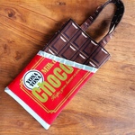 でっかい板チョコトートBAG（レッド）