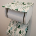 トイレットペーパーホルダーカバー(森＊みどり)