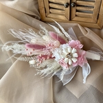 再販➰💕ピンクふわふわの花束🌸スワッグ