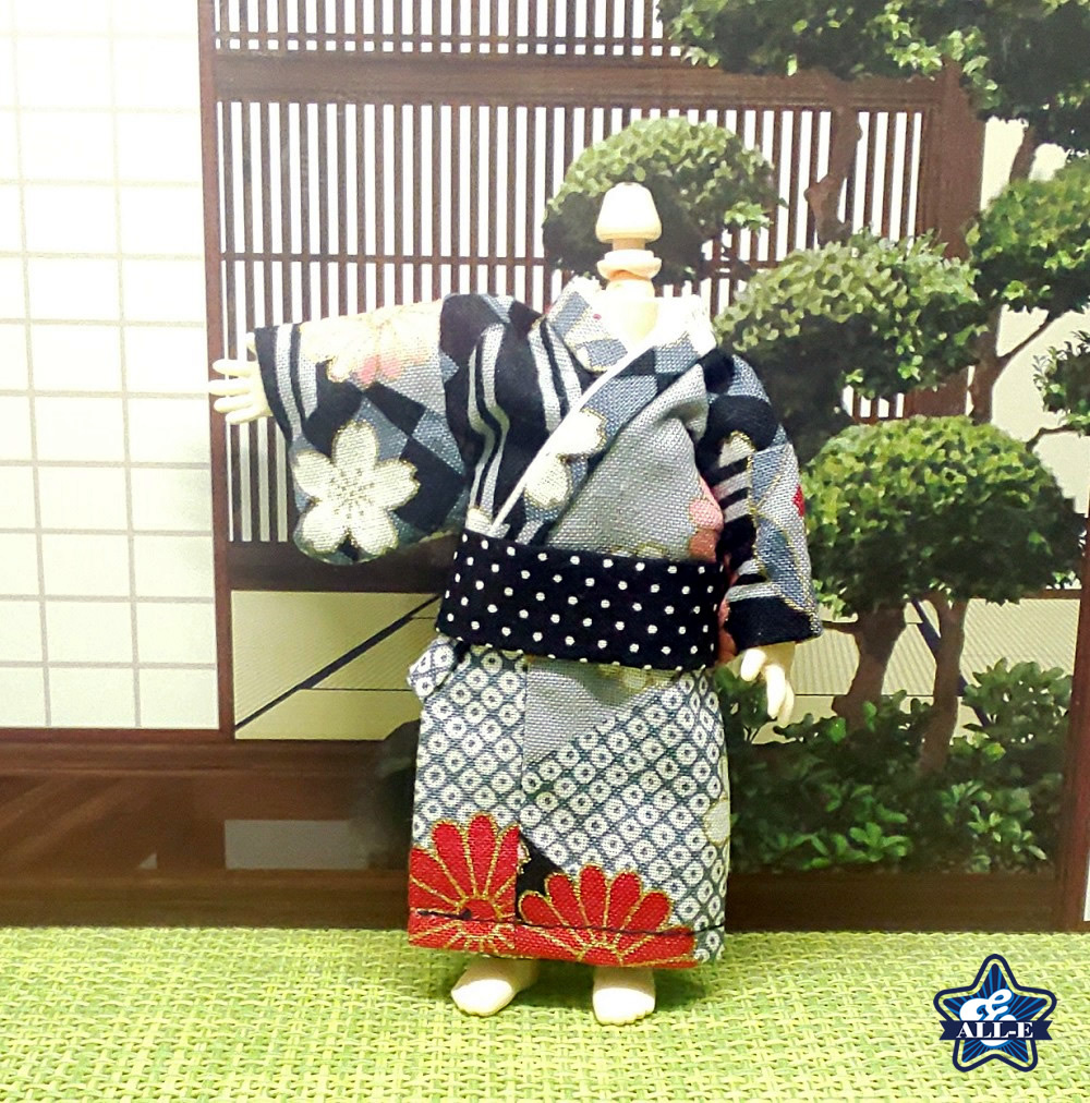 受注生産】オビツ11・ねんどーる専用／カラーオーダー可能！着物