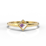 夕暮の一等星 Nocturne Amethyst Ring