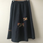 大島紬のスカート