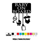 全10色 BABY ON BOARD マストアイテム ステッカー 