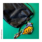 鳥のバッグチャーム　ファスナー付き　③