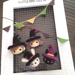 ハロウィンマグネット   魔女のぼうし隊