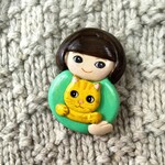 茶トラ猫だっこ（送料無料）