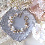 春のブーケ　ブレスレット（留め具変更可能）