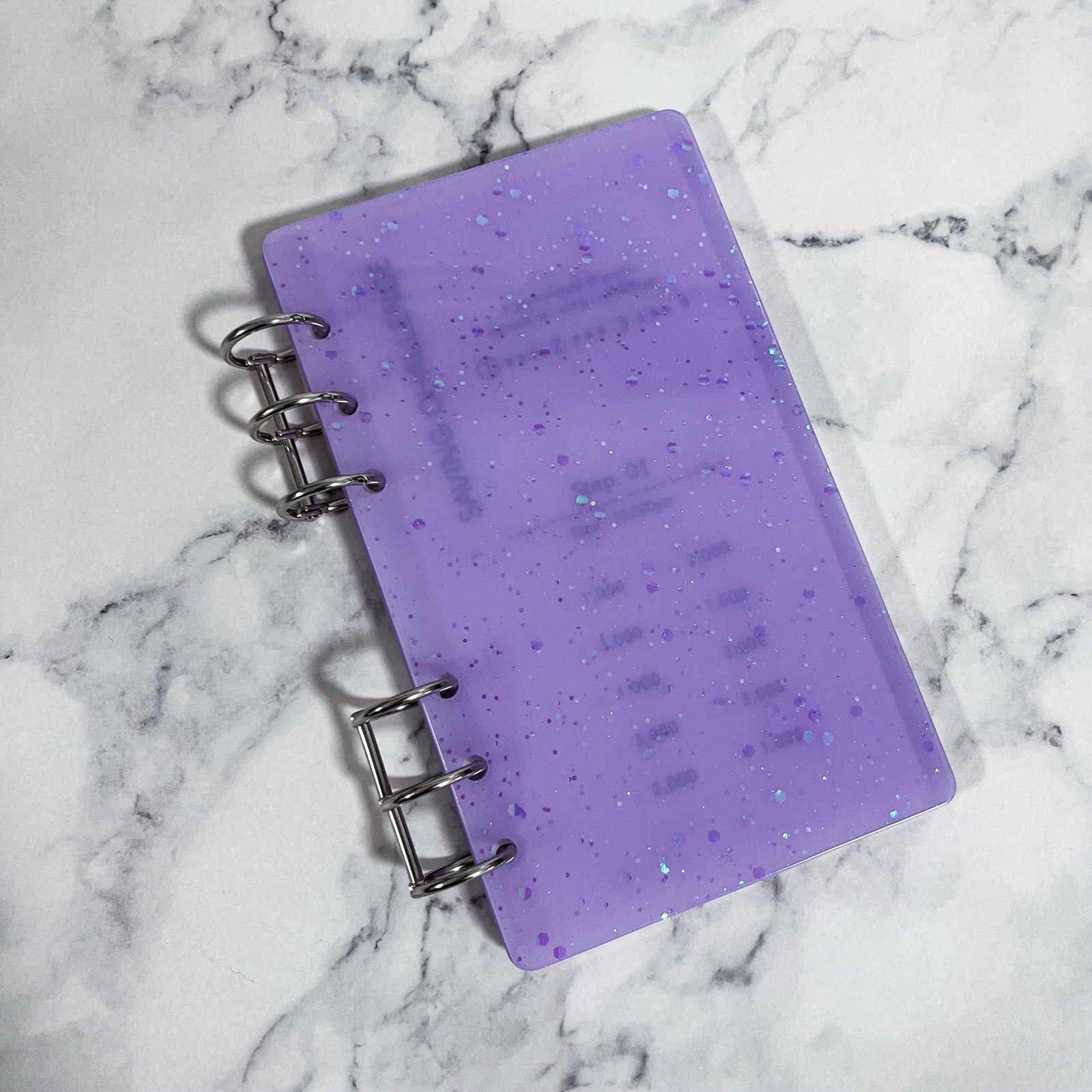 m(⑉• •⑉)❤︎さま専用　A6　saving　バインダー アクリルバインダー saving バインダー貯金 A6 リフィル 家計簿