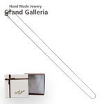 シルバー925　小豆チェーン1.0ｍｍ　Grand Galleria
