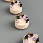 ブルーベリーのレアチーズムース