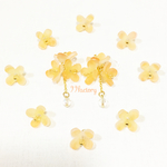 【再販】ふんわり秋の金木犀ピアス&イヤリング