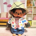 6-19 星柄シャツ2点セットモンチッチS 