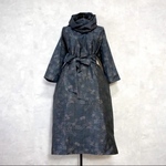 着物リメイク Aライン ワンピース & 夏 スヌード 〜四季で心地良い上質 大島紬 素材 〜 kimono remake A Line onepiece & snood