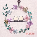  【WL SE86】シマエナガ】ディップアート　ワイヤーアート　ワイヤークラフト