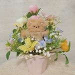 クマʕ•ᴥ•ʔアレンジメント【アーティフィシャルフラワー】