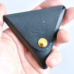 ◎ギフト◎三角コインケース-合革