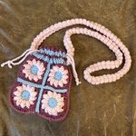 お花の巾着バッグ