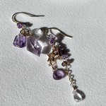 アメシストピアス💜イヤリング