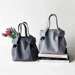【 New color 】デニムスクエアトートバッグ