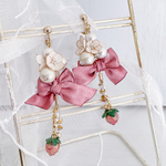 いちごとリボン/イヤリングorピアス