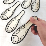パンダの小さめレンゲ