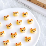 【8コ】 デコパーツ　パン　アニマル　犬　いぬ