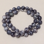 ゼブラジャスパーのネックレス／天然石, 約45cm